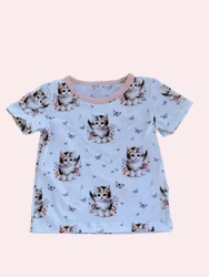 T-shirt Katter och fjärilar