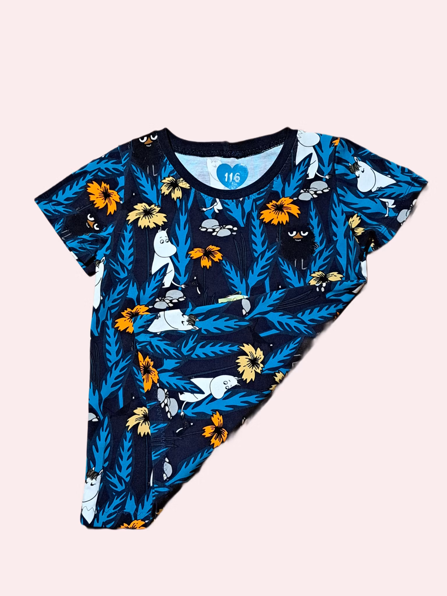 T-shirt Mumin och Stinky mörkblå