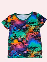 T-shirt Färgglada planeter