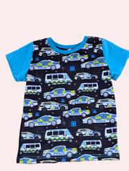 T-shirt Polisbilar i olika former