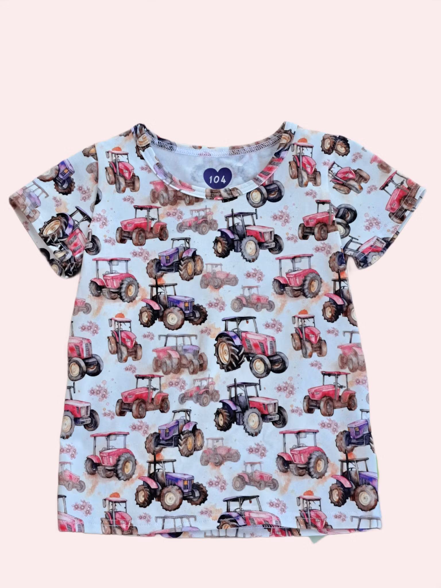 T-shirt Rosa traktor