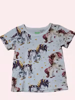 T-shirt Enhörning vit