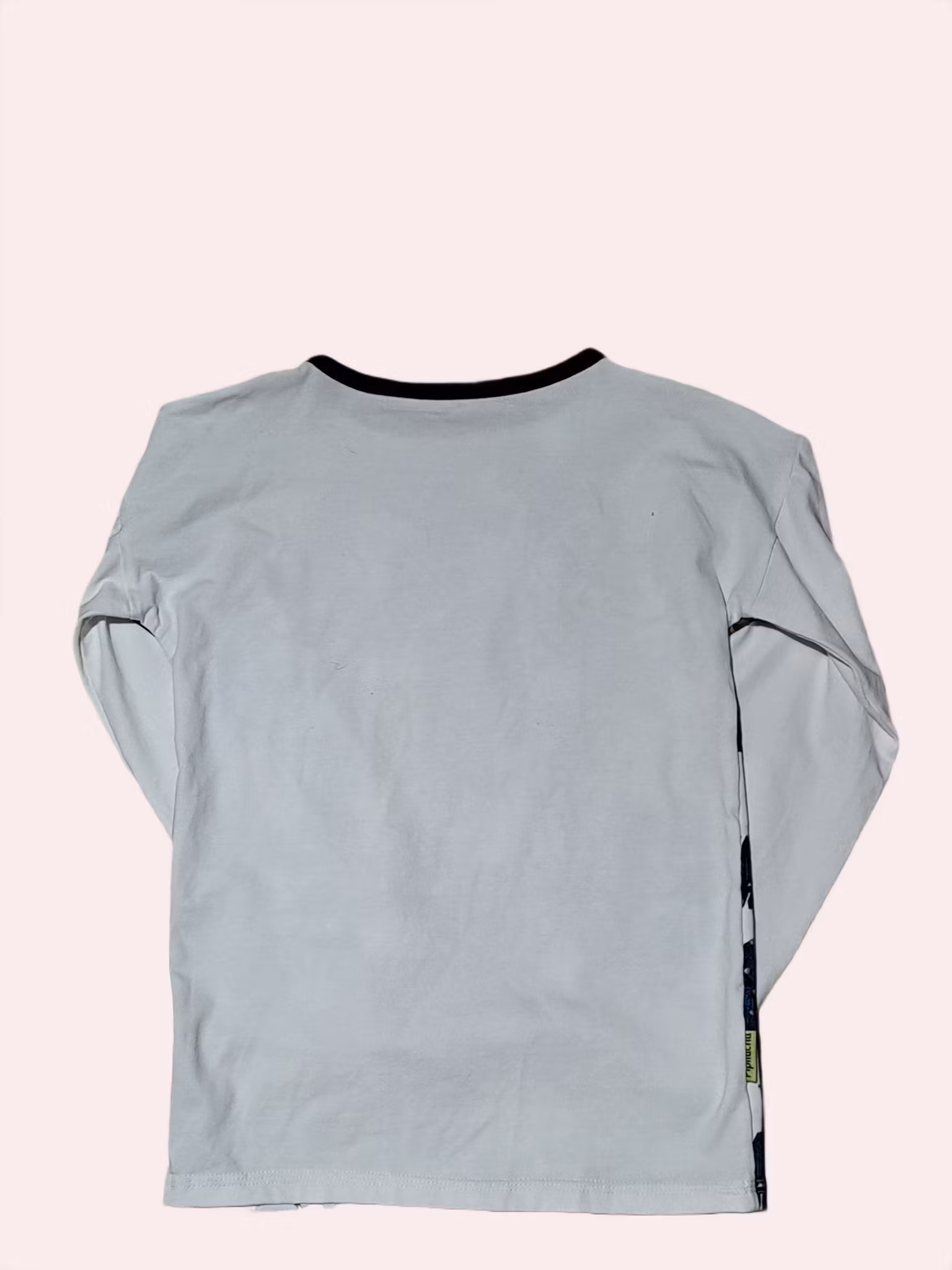 Långärmad tröja med splashmönster