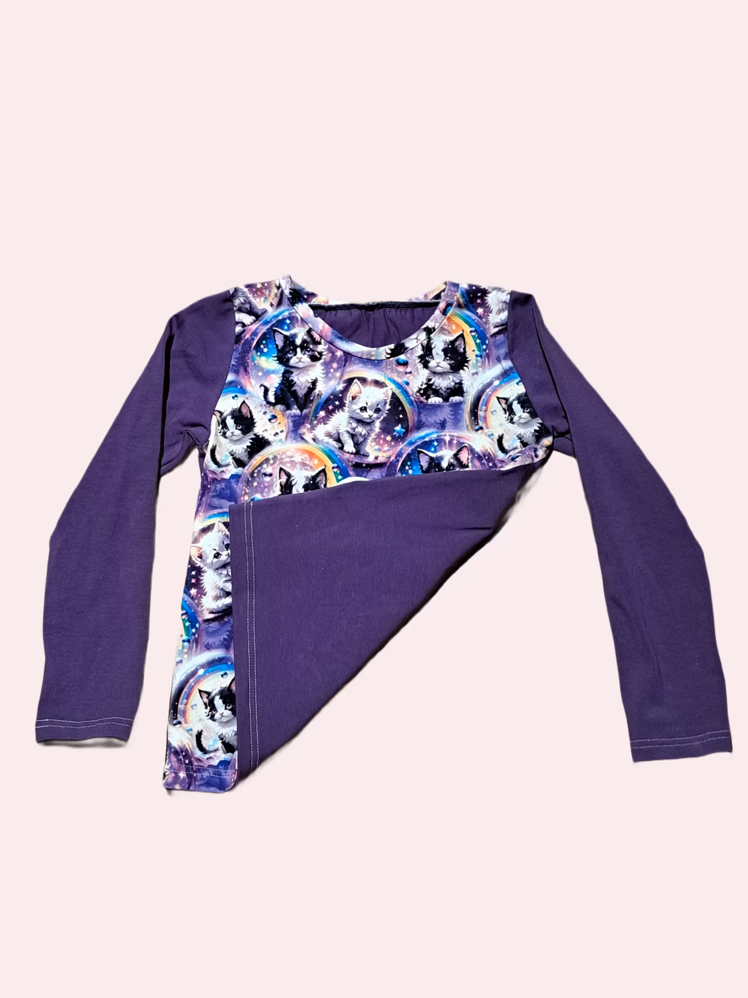 Långärmad tröja med kattungar