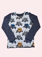 Långärmad tröja med big trucks, lastbilar