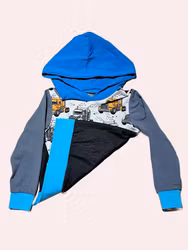 Hoodie/Luvtröja med lastbilar