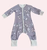 Heldress/Onepiece/Pyjamas Bomullsblommor