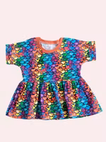 Tunika Regnbågsfärgade hjärtan