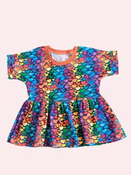 Tunika Regnbågsfärgade hjärtan