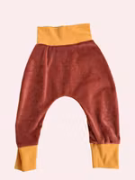 Muddbyxa/Baggypants Brun velour