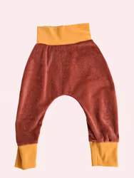 Muddbyxa/Baggypants Brun velour