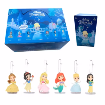 Disney Princess Blind Box Keychain  (3D-anheng)