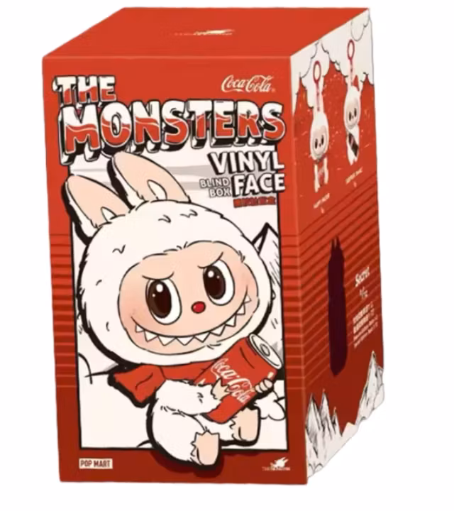 Pop Mart x Coca-Cola LABUBU blind box vinylfigur