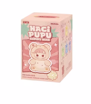 POP MART HACIPUPU Gummy Bear Series Vinyl Plush Pendant Blind Box