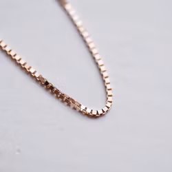 "Venezia" 0.8mm gold chain 45cm