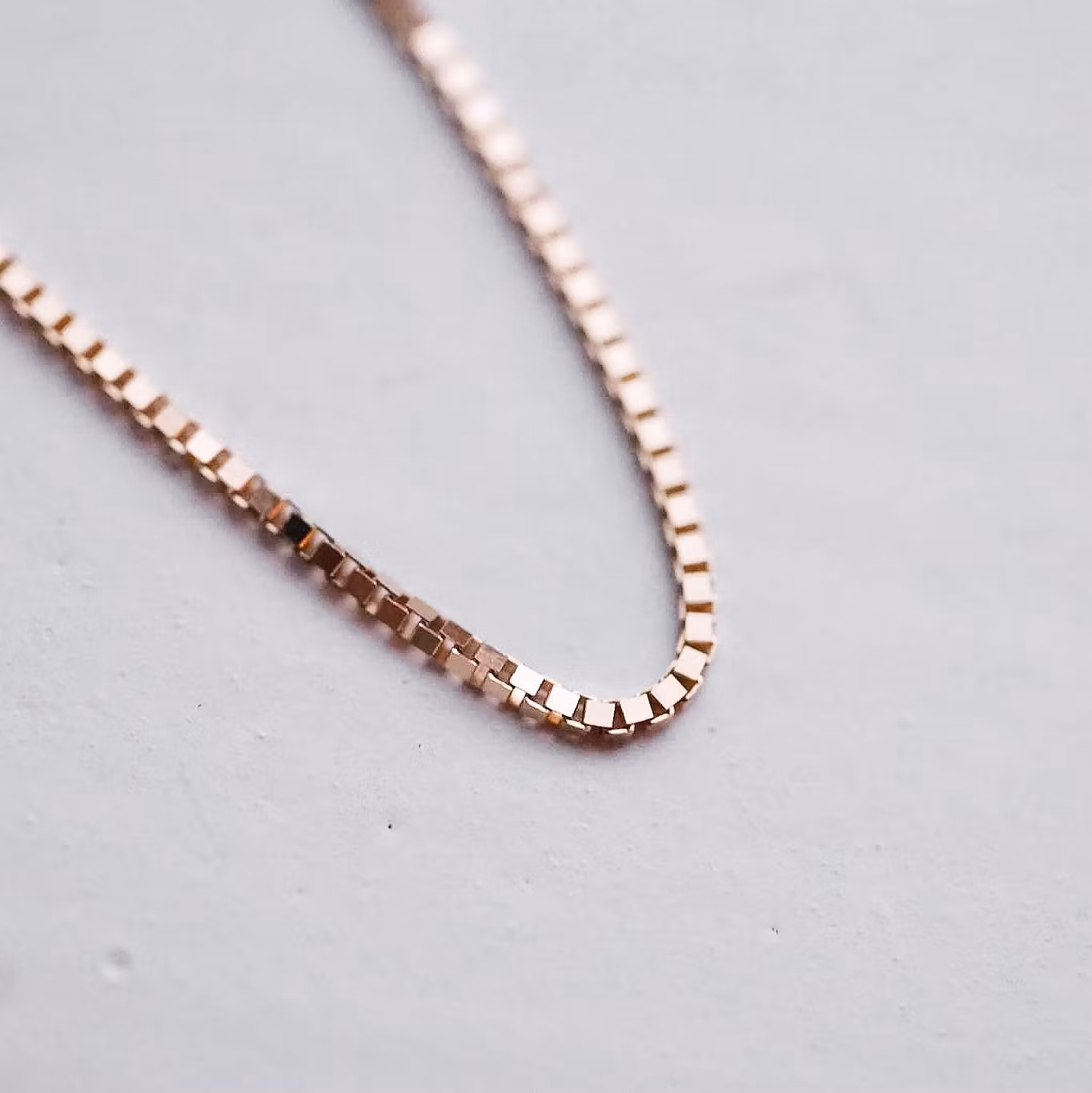 "Venezia" 0.8mm gold chain 42cm