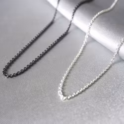 "Anchor" silver Chain 1.5mm 45-50cm