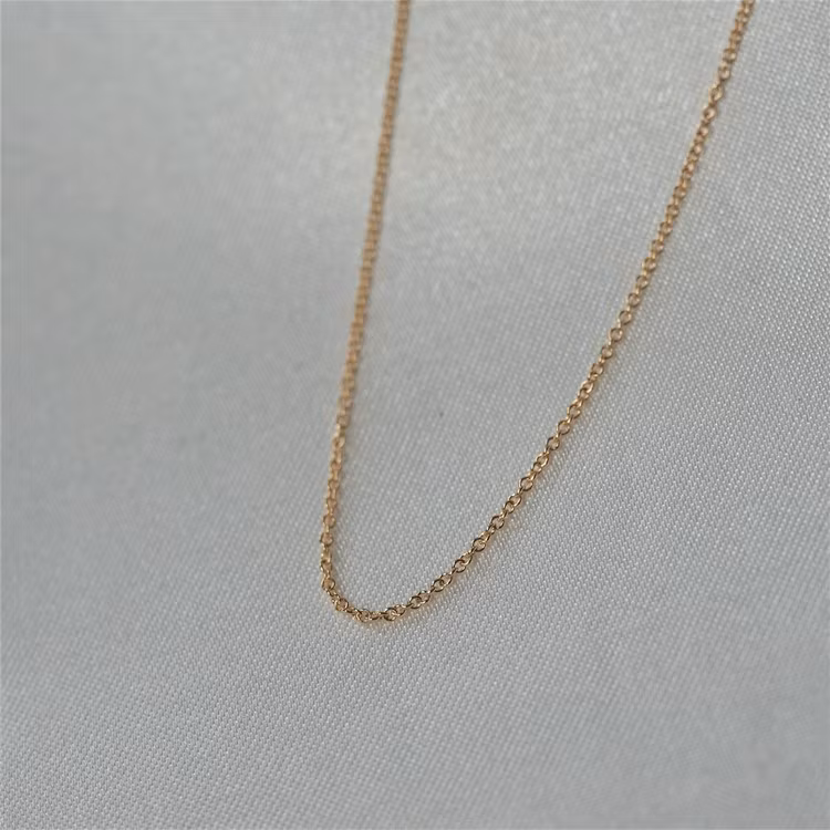 "Anchor super thin" gold chain 42-45cm