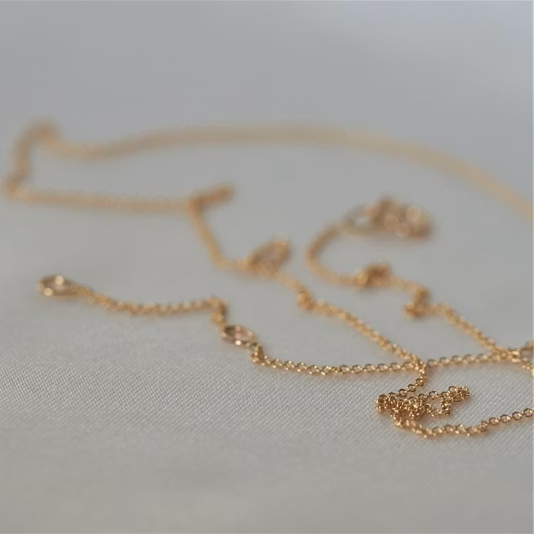 "Anchor super thin" gold chain 42-45cm
