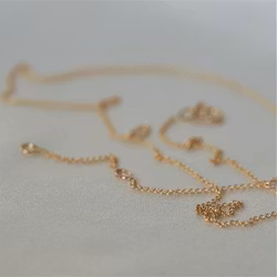 "Anchor super thin" gold chain 42-45cm
