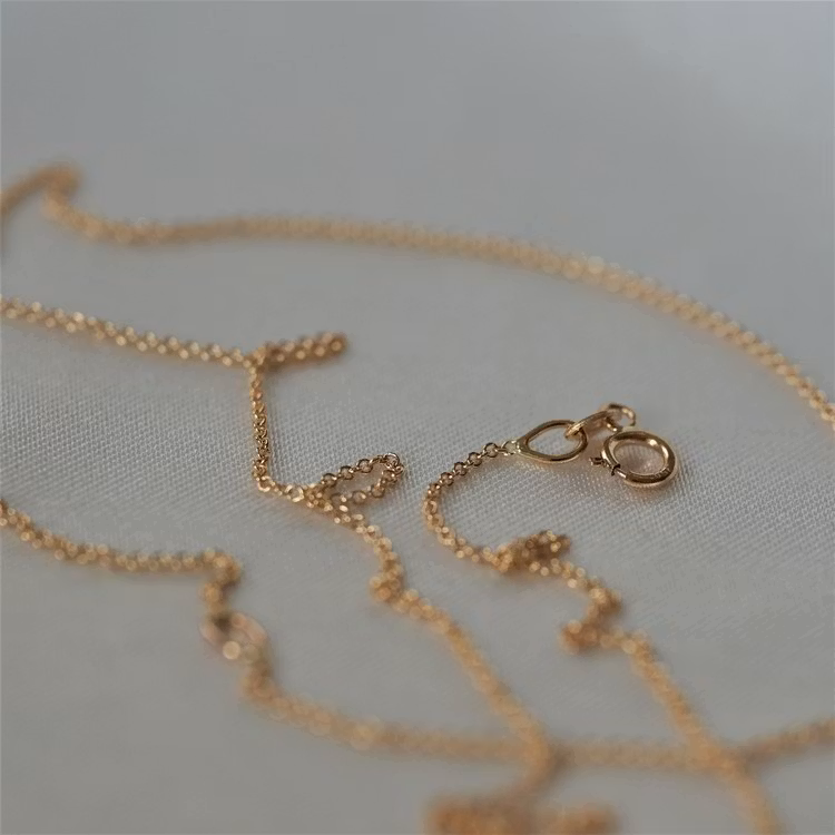"Anchor super thin" gold chain 42-45cm