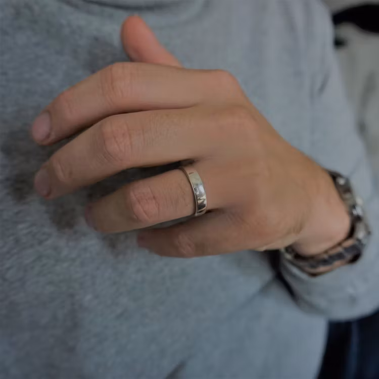 "Uranus" 5mm 18K guldring