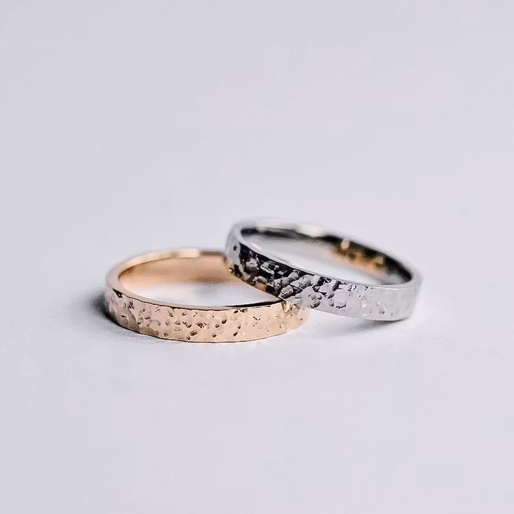 "Polar" 4mm gold ring