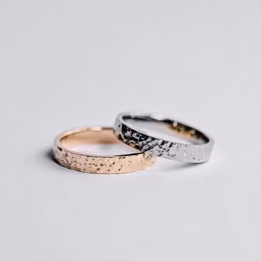 "Polar" 4mm gold ring