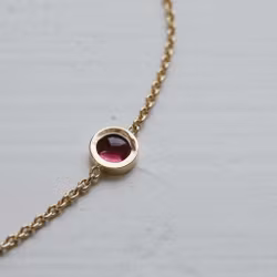 "Celestial" bracelet i gold with a pink tourmaline