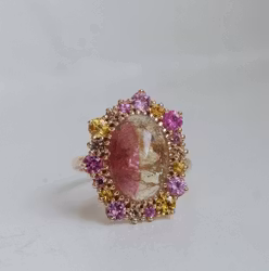 Cocktail "Gotländsk midsommarnatt" gold ring