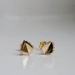 "Björk" earrings in gold