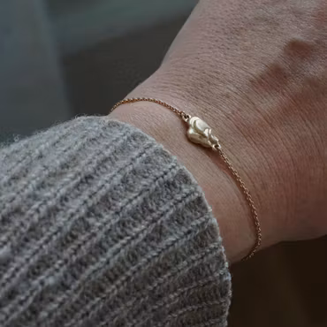 "Cloud" bracelet i gold
