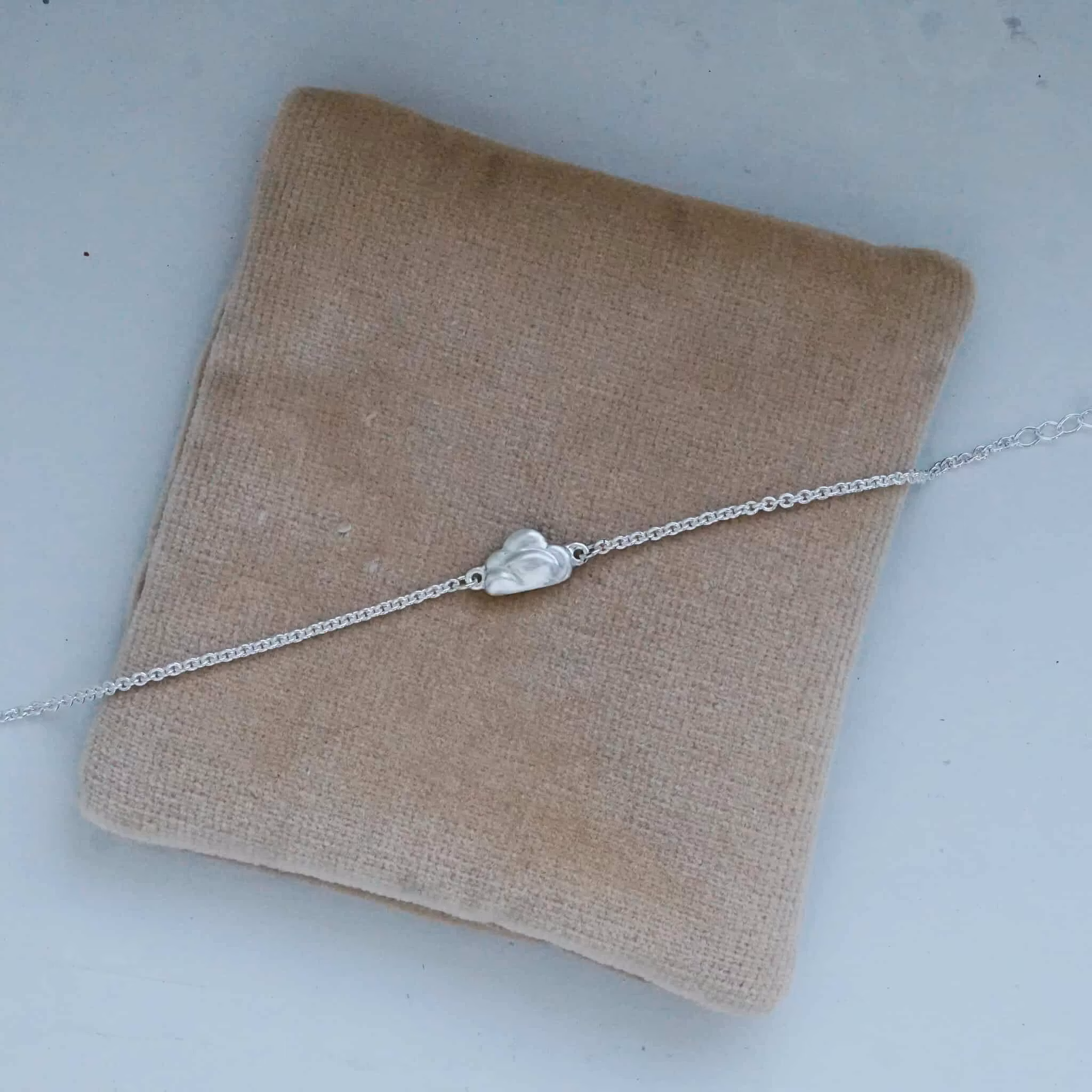 "Cloud" bracelet in silver