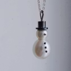 "Snowman" pendant