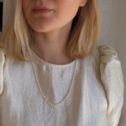 Collier with freshwater pearls 63cm