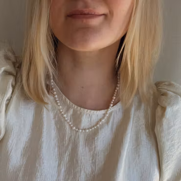 Collier with freshwater pearls 45cm