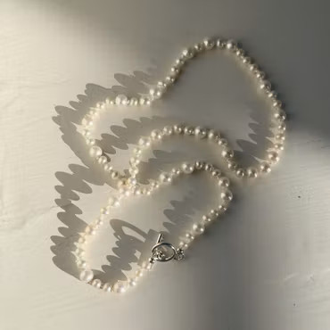 Collier with freshwater pearls 45cm