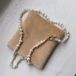 Collier with freshwater pearls 46cm