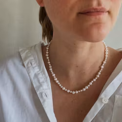 Collier with freshwater pearls 46cm