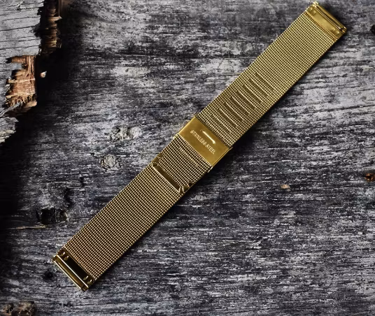 Mesh / milanese guld klocklänk 18mm 20mm 22mm