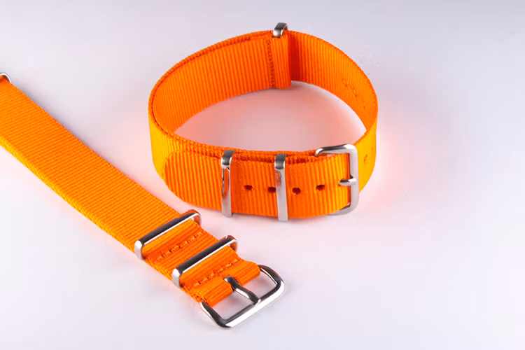 Orange Nato strap 12mm 14mm 16mm 18mm 20mm 22mm 24mm