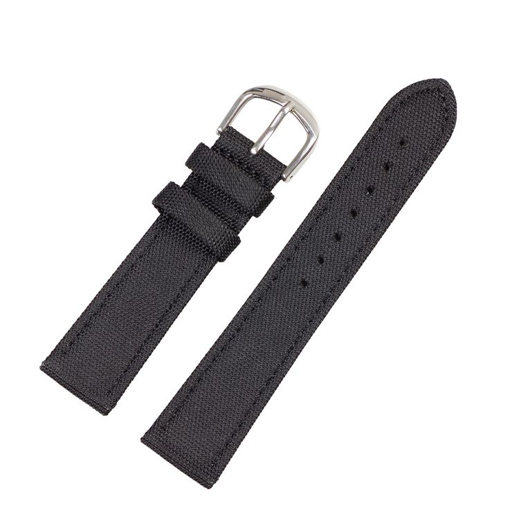 Svart sailcloth klockarmband