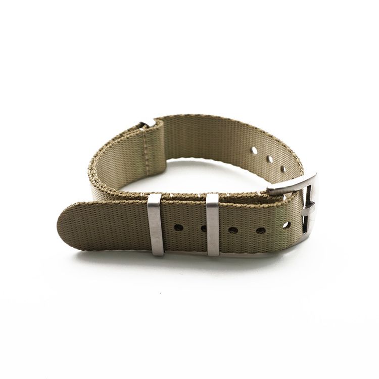 Seatbelt nato khaki  / guld