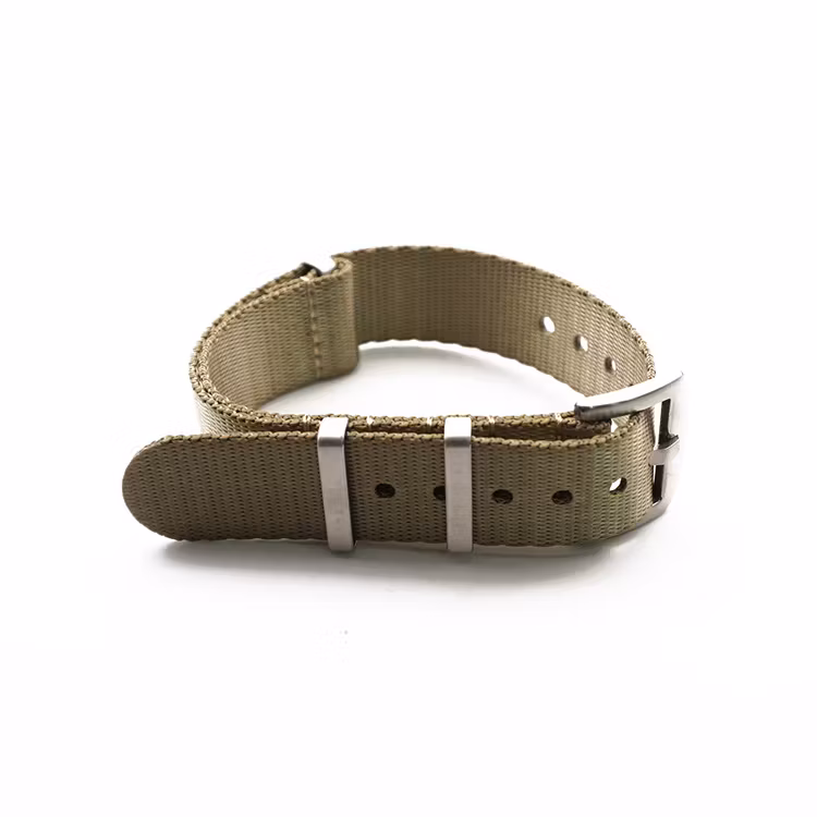 Seatbelt Nato khaki / gold 20mm 22mm