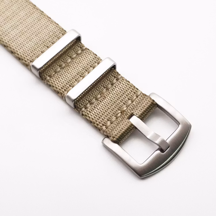 Seatbelt Nato khaki / gold 20mm 22mm