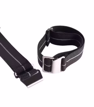 Svart och vitt Marine Nationale klockarmband