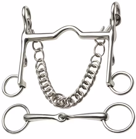 Fixed Weymouth & Ring Bradoon - 10cm