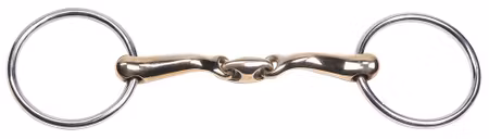 Curved Gold Training Snaffle - 12.5cm