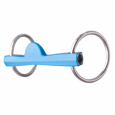 Ring Snaffle flexible Flexi Port - 12.5cm