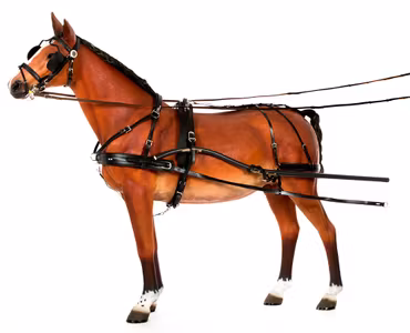 Classic Enbetssele med selettdäckel - Pony